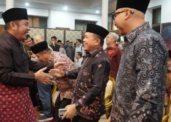 Gubernur Al Haris di Halal Bihalal Sumbagsel: Kita Harus Saling Bantu Bangun Daerah. (Foto : ist)