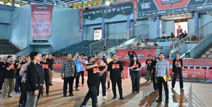 Buka Siginjai Basketball Championship, Wali Kota Maulana: Ajang Menumbuhkan Atlet-atlet Muda di Kota Jambi. (Foto : ist)