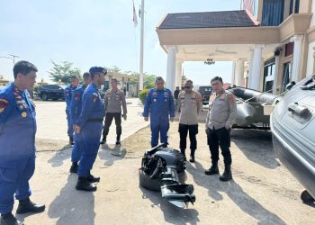 Wakapolda Jambi Tinjau Kesiapan SAR Perairan Ditpolairud, Pastikan Peralatan Siap Operasi. (Foto : ist)