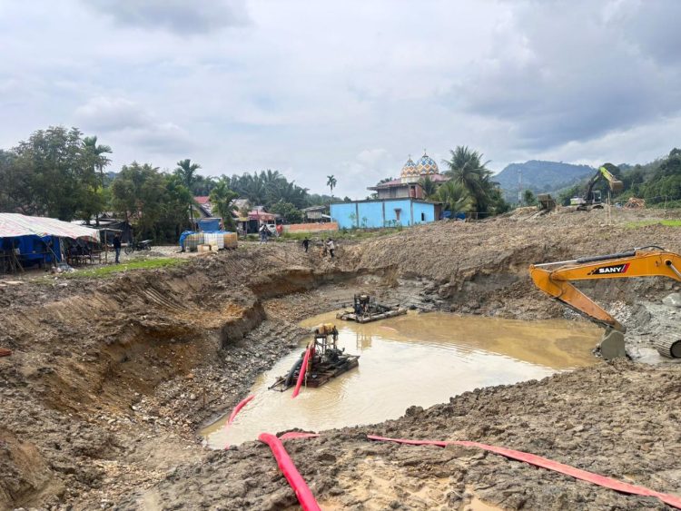 Gerak Cepat, Polda Jambi Tangkap 7 Pelaku PETI di Kab. Merangin. (Foto : ist)