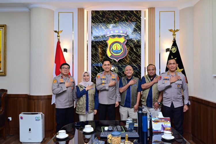 Polda Jambi Perkuat Sinergi dengan Bulog, Jamin Stabilitas Pangan dan Kamtibmas. (Foto : ist)
