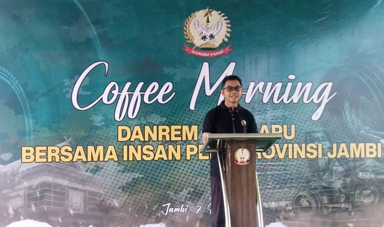 Danrem 042/Garuda Putih Brigjen TNI Nyamin. (Foto : Rolan - sinarjambi.com)