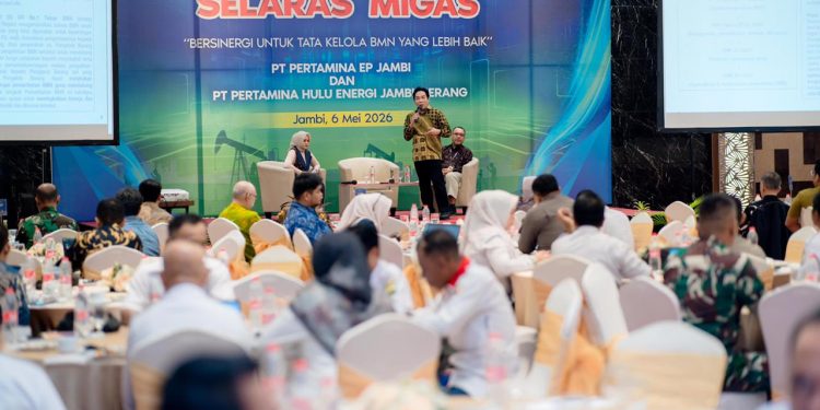 Kepala Bidang Pengelolaan Kekayaan Negara, Kanwil DJKN Sumbagsel, Muhammad Syukur salah satu narasumber SELARAS MIGAS 2026 saat memberikan materi kepada peserta yang hadir. (Foto : ist)