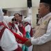 Wagub Sani Lepas 442 JCH Kloter BTH 22 Provinsi Jambi, Doakan Keselamatan dan Keberkahan Bagi Keluarga dan Daerah. (Foto : ist)