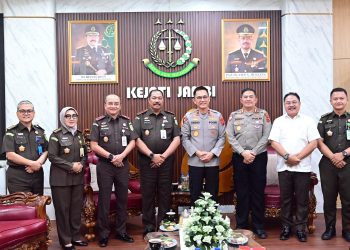 Kapolda Jambi Sambangi Kejati, Perkuat Sinergi Penegakan Hukum dan Implementasi KUHP-KUHAP. (Foto : ist)