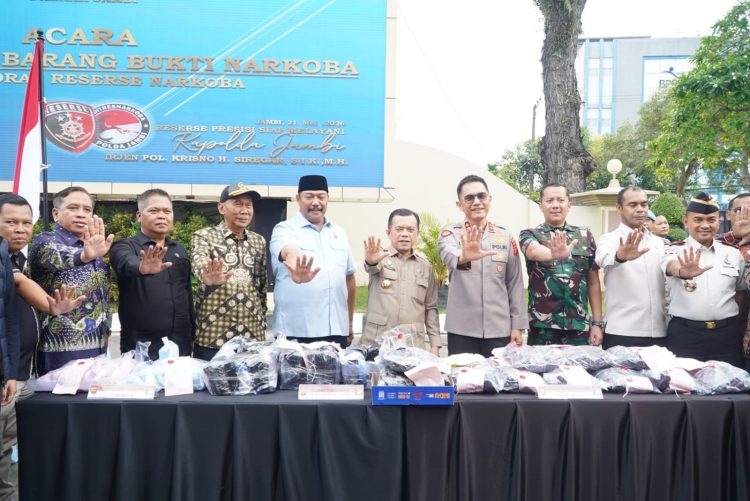 Gubernur Al Haris: Tidak Boleh Ada Ruang untuk Narkoba di Jambi. (Foto : ist)
