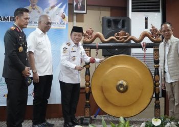 Gubernur Al Haris Buka UKW ke-13 di Jambi, Dorong Profesionalisme Wartawan. (Foto : ist)
