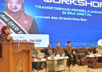 Ratusan Tenaga Pendidik Kota Jambi Ikuti Workshop Transformasi Pembelajaran PAUD di Era Gigital. (Foto : ist)