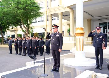 Polda Jambi Gelar Upacara Hari Lahir Pancasila 2026, Teguhkan Komitmen Implementasi Nilai-Nilai Pancasila Menuju Indonesia Emas 2045. (Foto : ist)