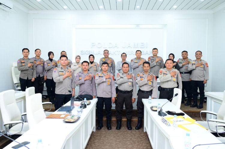 Polda Jambi Terima Kunjungan Tim Puslitbang Polri, Teliti Optimalisasi Almatsus Dalmas dan Ketahanan Pangan. (Foto : ist)