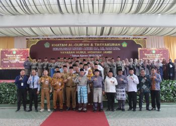 Khataman Al-Qur'an dan Tasyakuran Kelulusan Yayasan Nurul Hidayah, Wagub Sani Harap Lahir Generasi Qurani dan Berakhlak Mulia. (Foto : ist)