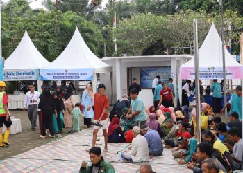 Rabu Berkah TP PKK Provinsi Jambi, Dinas Pendidikan Bagikan Sarapan Bergizi untuk Masyarakat. (Foto : ist)