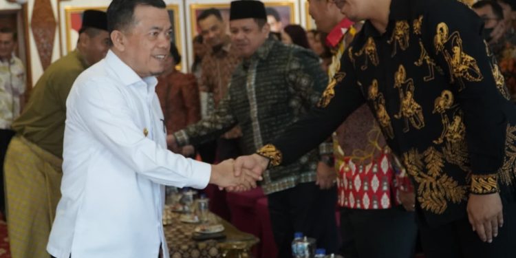 Gubernur Al Haris Tegaskan Dukungan Pemerintah terhadap Kontigen PESPARAWI Provinsi Jambi. (Foto : ist)