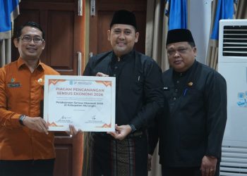 Bupati Syukur yang Pertama, Sensus Ekonomi 2026 Resmi Dimulai. (Foto : ist)