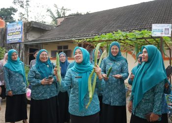 Hesti Haris Kunjungi Rumah Dilan Bumi Talenta di Desa Pauh Pamenang. (Foto : ist)