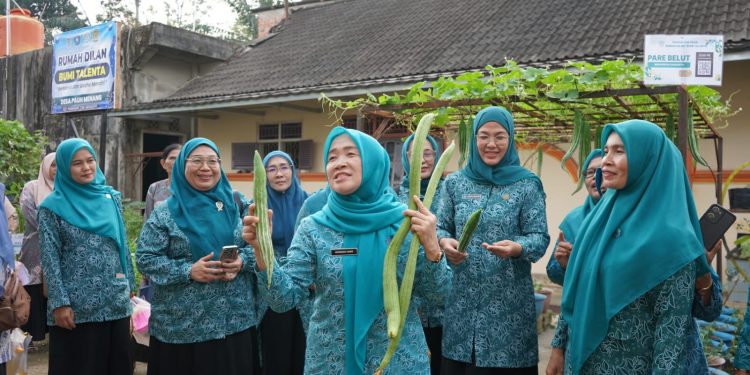 Hesti Haris Kunjungi Rumah Dilan Bumi Talenta di Desa Pauh Pamenang. (Foto : ist)