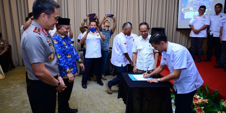 Kapolda Jambi Hadiri Pelantikan Ketua dan Pengurus PWI Kota Jambi Masa Bakti 2026-2029. (Foto : ist)