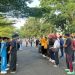 Wakili Jambi ke Minangkabau Cup, Bupati M. Syukur Lepas Kontingen Basket Merangin. (Foto : ist)