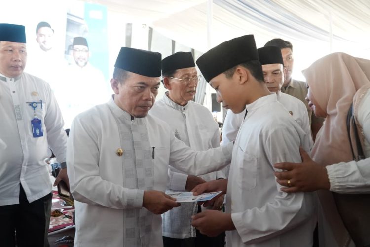 Gelar 10 Muharram 1448 H/2026 M, Pemprov Jambi Beri Santunan kepada 2000 Anak Yatim dan Difabel. (Foto : ist)