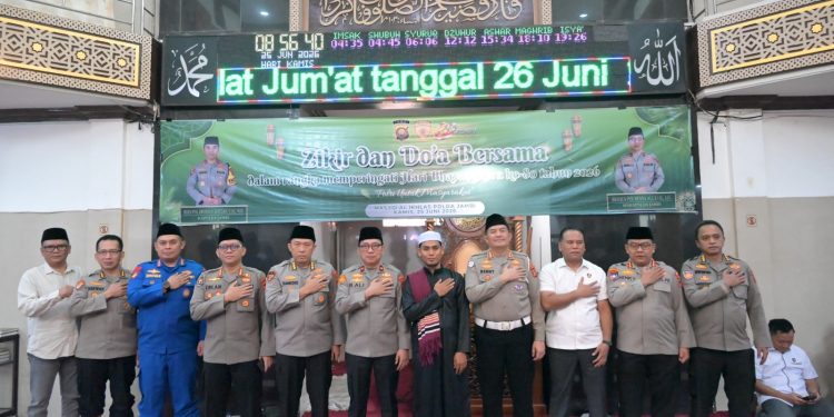 Sambut Hari Bhayangkara ke-80, Polda Jambi Gelar Doa Bersama Lintas Agama Wujud Syukur dan Pengabdian untuk Masyarakat. (Foto : ist)