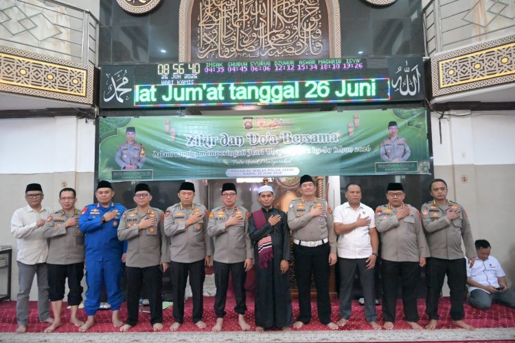 Sambut Hari Bhayangkara ke-80, Polda Jambi Gelar Doa Bersama Lintas Agama Wujud Syukur dan Pengabdian untuk Masyarakat. (Foto : ist)