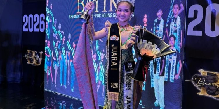 Membanggakan! Siswa SMP N 04 Merangin Raih Gelar Pemenang Indonesia Model Search 2026. (Foto : ist)
