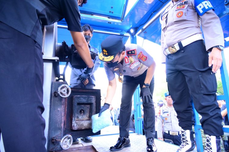 Peringati Hari Anti Narkotika Internasional 2026, Polda Jambi Musnahkan Barang Bukti Narkoba dan Perkuat Sinergi Berantas Peredaran Gelap Narkotika. (Foto : ist)