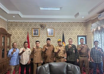 Silaturahmi dengan Wawako dan Sekda Pariaman, Ariansyah: Pesona Budaya Hoyak Tabuik Piaman 2026 Jadi Contoh Promosi Budaya di Jambi. (Foto : ist)