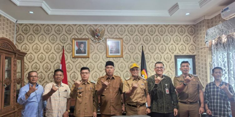 Silaturahmi dengan Wawako dan Sekda Pariaman, Ariansyah: Pesona Budaya Hoyak Tabuik Piaman 2026 Jadi Contoh Promosi Budaya di Jambi. (Foto : ist)