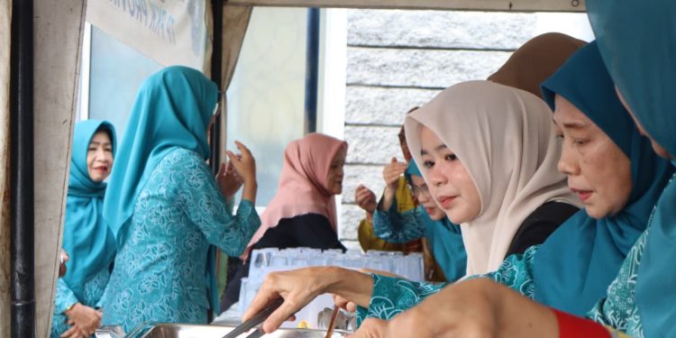 Pojok Berkah TP PKK Provinsi Jambi Bersama BPJS Ketenagakerjaan, Edukasi Perlindungan Sosial bagi Masyarakat. (Foto : ist)