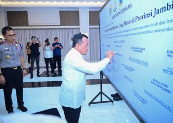Pemprov Dan Forkopimda Nyatakan Sikap “Tindak Tegas Geng Motor”. (Foto : ist)