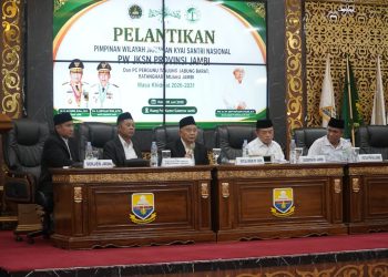 Hadiri Pelantikan JKSN Jambi, Al Haris Tekankan Peran Guru dan Kiai Jaga Moral Generasi Bangsa. (Foto : ist)