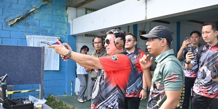 Semarak Hari Bhayangkara ke-80, Polda Jambi Gelar Kejuaraan Menembak Kapolda Cup 2026. (Foto : ist)
