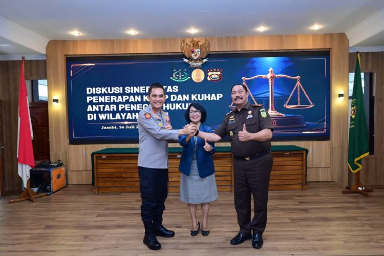 Sinergi Penegak Hukum di Jambi Perkuat Implementasi KUHP dan KUHAP, Bahas Penanganan Geng Motor hingga PETI. (Foto : ist)