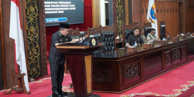 Gubernur Al Haris Jawab Pandangan Umum Fraksi DPRD: Komitmen Perkuat Tata Kelola dan Kesejahteraan Masyarakat. (Foto : ist)