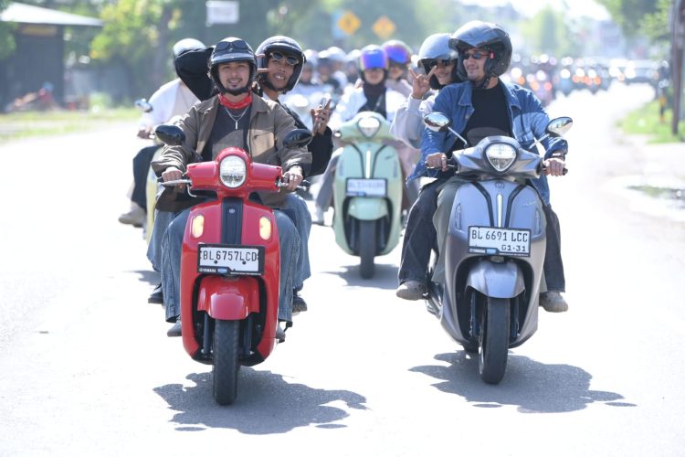Ride Santai, Vibes Maksimal! Yamaha CLASSY Ride & Chill Perdana Ramaikan Pulau Sumatera. (Foto : ist)