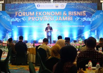 Hadiri Forum Ekonomi Bisnis, Sekda Sudirman Tekankan Tata Kelola Migas dengan Memperhatikan Aspek Lingkungan. (Foto : ist)