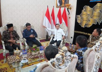 Gubernur Al Haris Terima Audiensi Komisaris Utama PT Jasa Raharja. (Foto : ist)