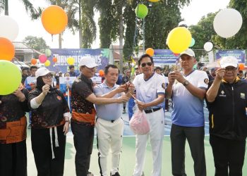 Gubernur Al Haris Buka Turnamen Tenis Antar Alumni Perguruan Tinggi ke-16 se-Indonesia di UNJA. (Foto : ist)
