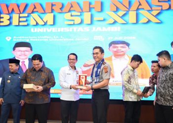 Kapolda Jambi Hadiri Pembukaan Munas BEM SI XIX 2026 di Universitas Jambi. (Foto : ist)