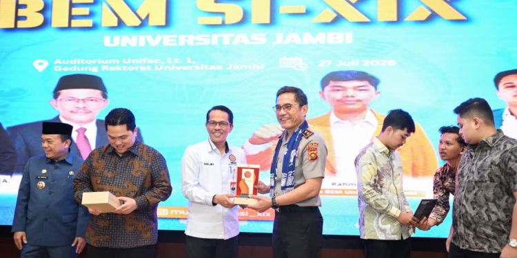 Kapolda Jambi Hadiri Pembukaan Munas BEM SI XIX 2026 di Universitas Jambi. (Foto : ist)