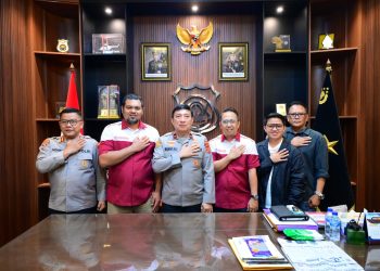 Polda Jambi Gelar Audiensi Bersama Orado Jambi, Bahas Persiapan Open Tournament Domino Kapolda Cup 2026. (Foto : ist)