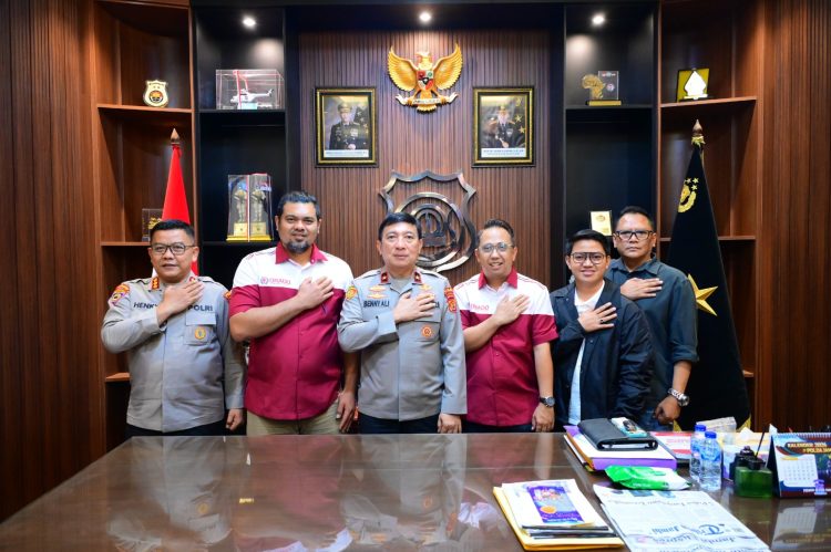 Polda Jambi Gelar Audiensi Bersama Orado Jambi, Bahas Persiapan Open Tournament Domino Kapolda Cup 2026. (Foto : ist)