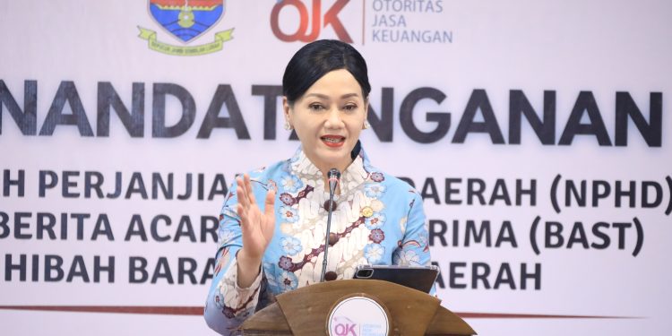 OJK perkuat kehadiran di daerah lewat pembuangan kantor OJK Provinsi Jambi. (Foto : ist)