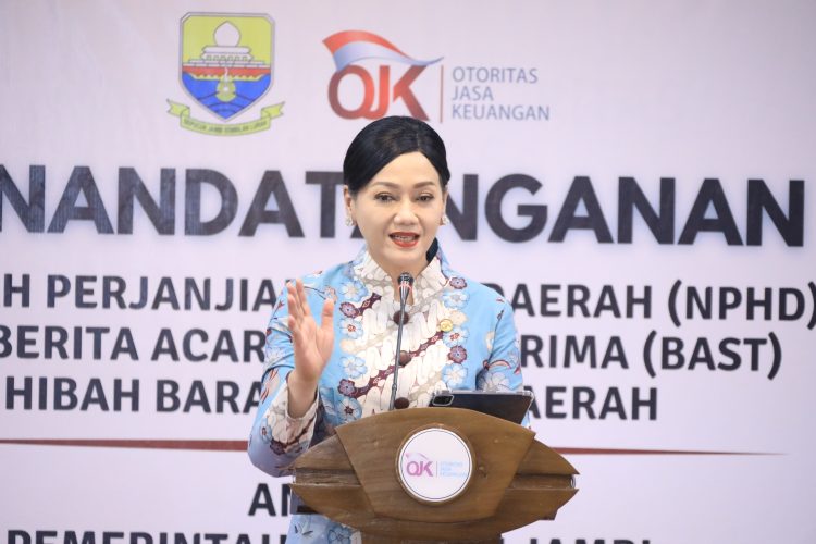 OJK perkuat kehadiran di daerah lewat pembuangan kantor OJK Provinsi Jambi. (Foto : ist)