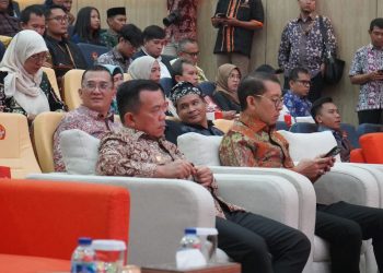 Gubernur Al Haris Dampingi Menteri Kebudayaan RI Beri Kuliah Umum di Unja. (Foto : ist)