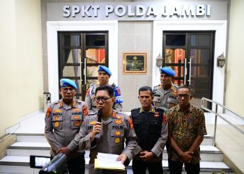 Lima Oknum Anggota Polri Dijatuhi Sanksi PTDH, Polda Jambi Tegaskan Komitmen Penegakan Kode Etik Secara Tegas dan Transparan. (Foto : ist)