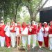 Semarak HUT ke-81 RI, DWP Provinsi Jambi Gelar Senam Bersama dan Gerakan Peduli Lingkungan. (Foto : ist)