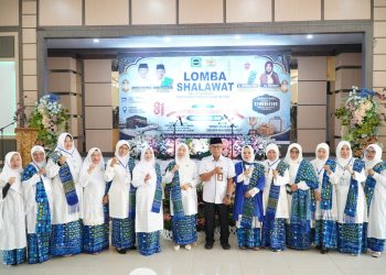 Hj. Hesti Haris Hadiri Pembukaan Lomba Shalawat Sambut Maulid Nabi dan HUT RI ke-81. (Foto : ist)