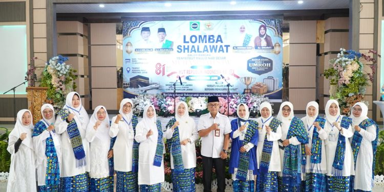 Hj. Hesti Haris Hadiri Pembukaan Lomba Shalawat Sambut Maulid Nabi dan HUT RI ke-81. (Foto : ist)